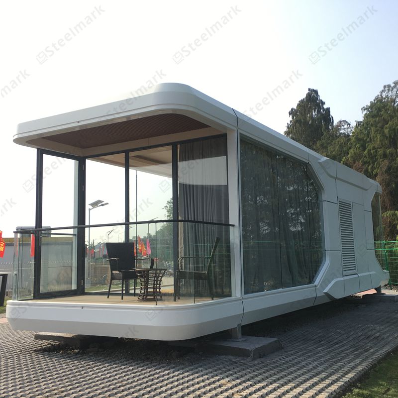 GS-A04 11.5meter luxury modular capsule house with balcony