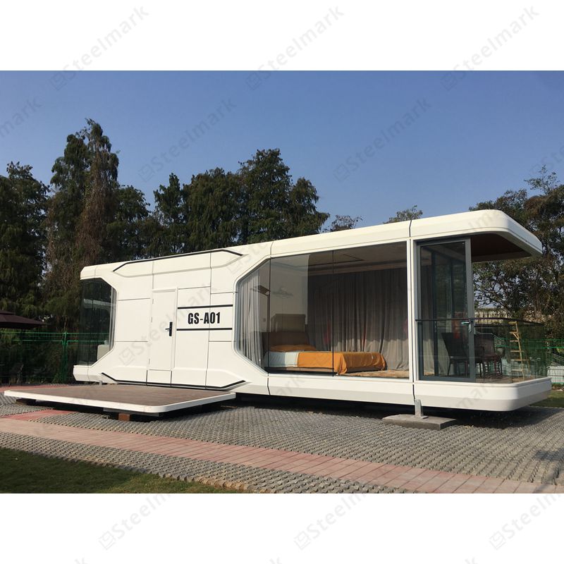 GS-A04 11.5meter luxury modular capsule house with balcony
