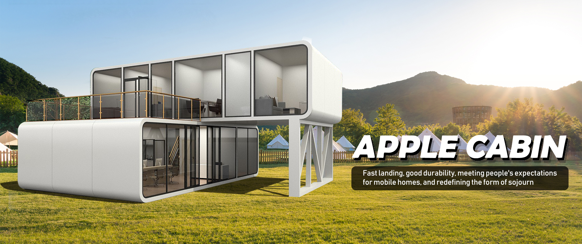 Modern Apple Cabins